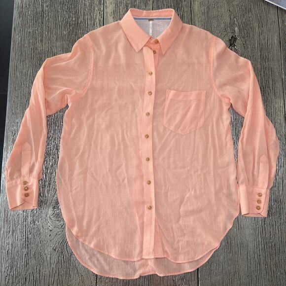 Free People Tops - Free People That’s a Wrap Button down Shirt Size XSmall